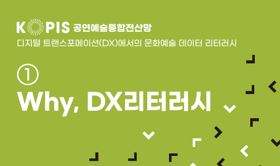 KOPIS 문화예술 데이터 리터러시 ① Why, DX리터러시